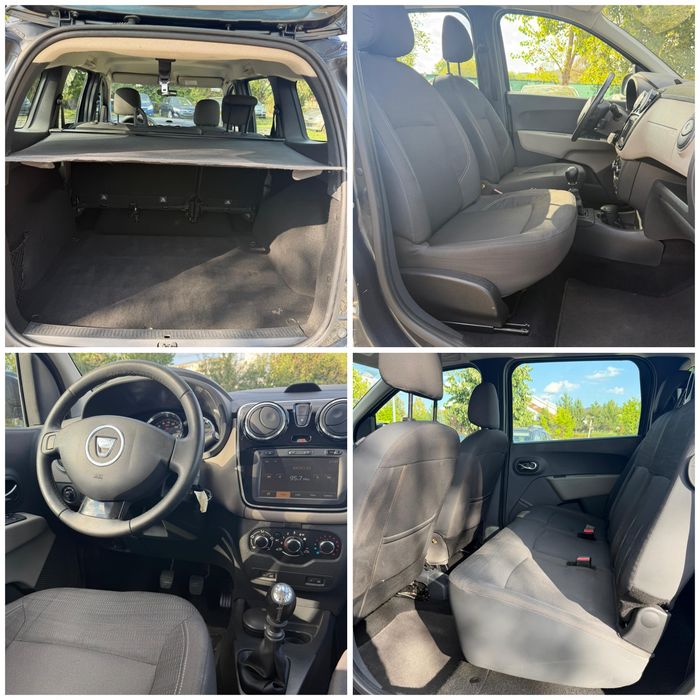 Dacia Lodgy -1.5DCI- 110cp 6+1 trepte AC/NAVI/Pilot/Cârlig (Garanție)