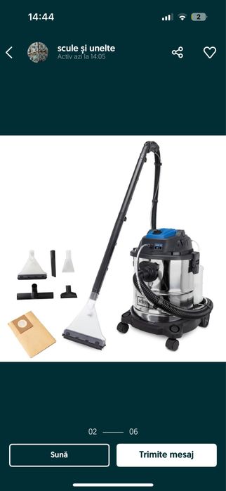 Aspirator injectie extractie, Scheppach