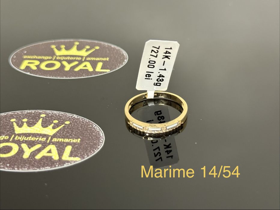Bijuteria ROYAL : Inel AUR 14K NOU / 1.43 GR