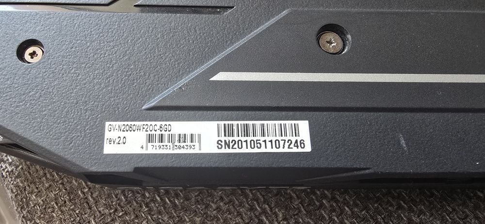 Placa video Nvidia Gigabyte RTX 2060 6 GB GDDR6 192-bit