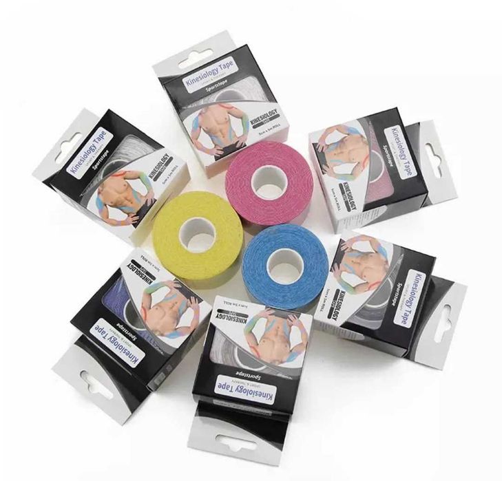 Кинезио тейп  эластичный пластырь 5м