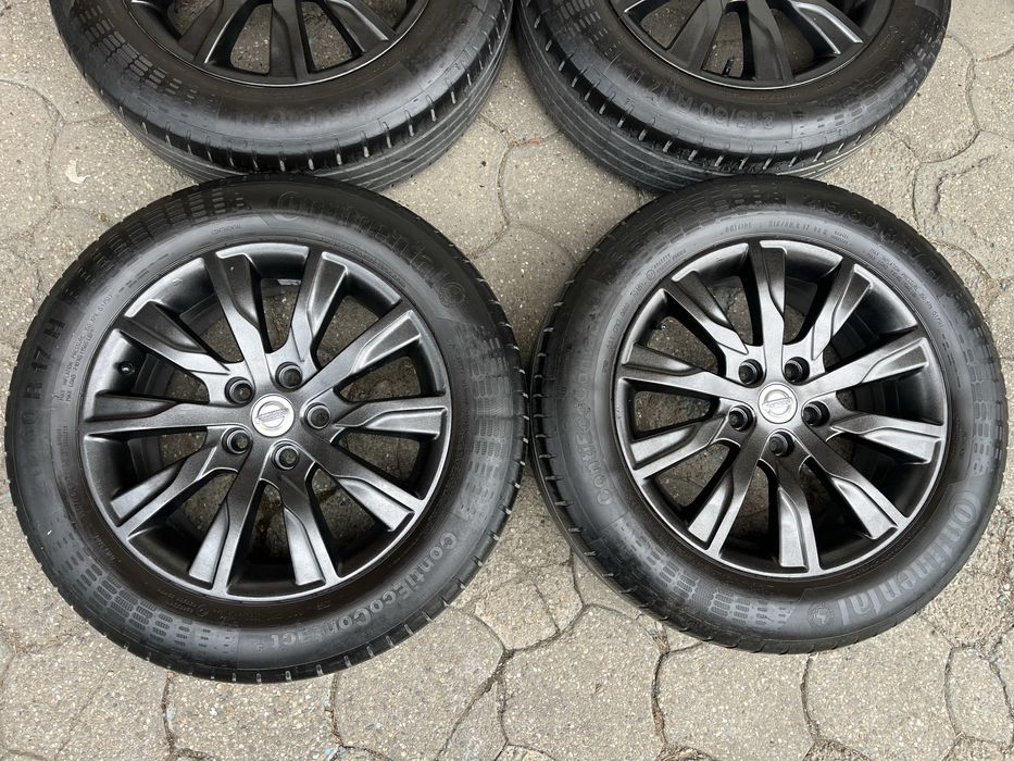 Jante aliaj 5x114.3mm, anvelope vara 215/60 R17, Nissan QashQai X-Trail Juke, Dacia Duster, Renault