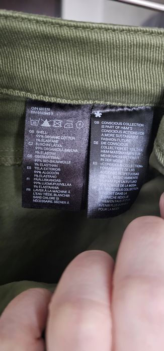 Pantalon casual H&M și bluză gen ie