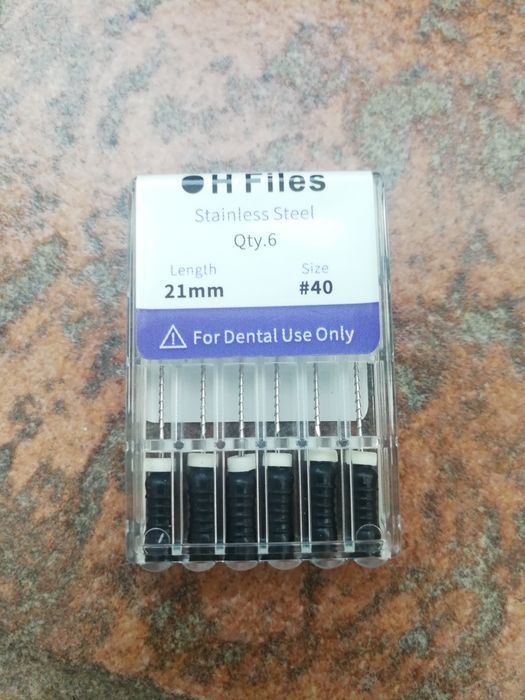 Ace endodontice H files 40 21mm otel