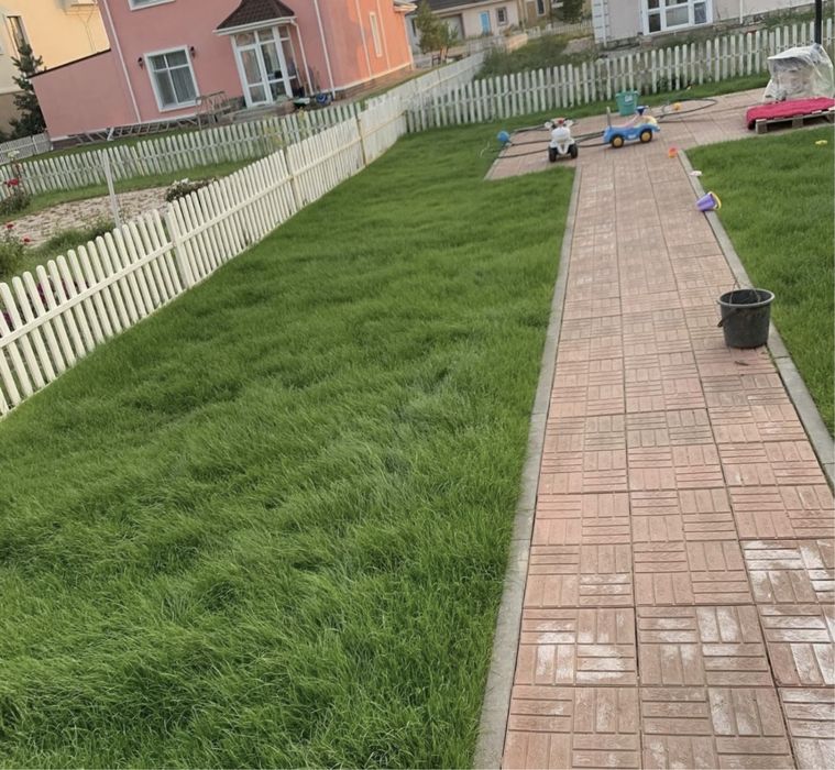 Газон посевной под ключ