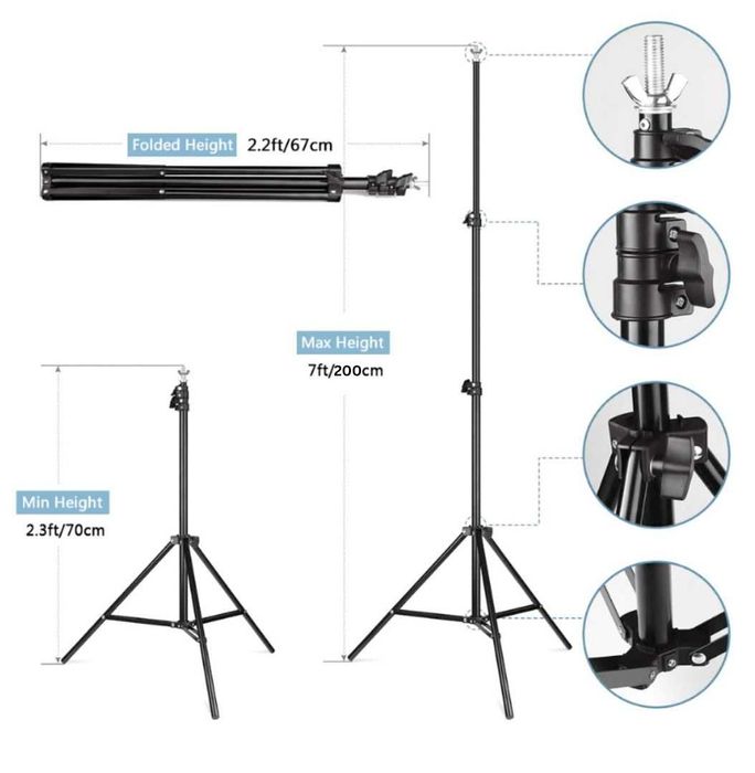 Фонова система 2 х 2 метра , за фотография , видео , украса и др.
