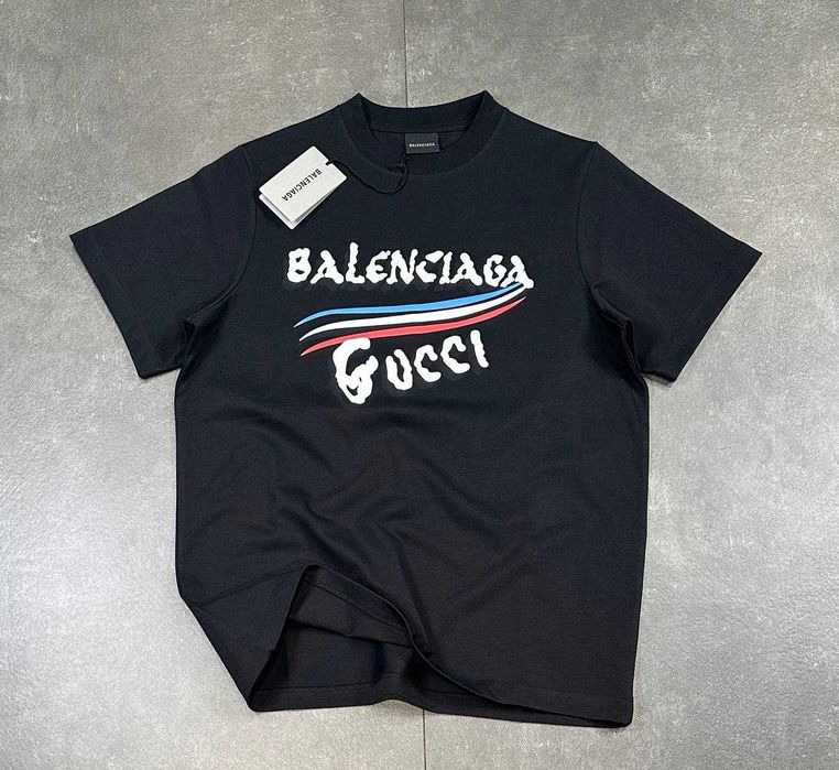 Нови мъжки тениски Balenciaga x Gucci нови с етикети