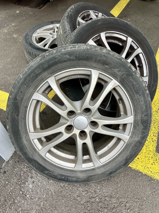 Jante R16 5x114.3 cu anvelope de vara(roti complete)