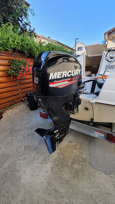 Ansamblu Barca Cabinata Quicksilver 430 Cruiser Peridoc Satellite Motor Mercury 60 Cp 4T Efi Inmatriculate