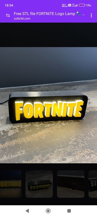 3d принт лед лампи