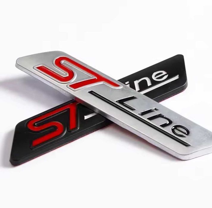 Emblema ST line Embleme FORD Accesorii Stema Sticker Ornament Sigla Embleme aripi ST Embleme laterale ST line