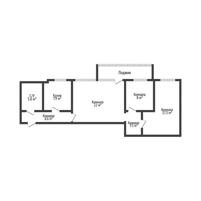 Продам 3 комнатную квартиру