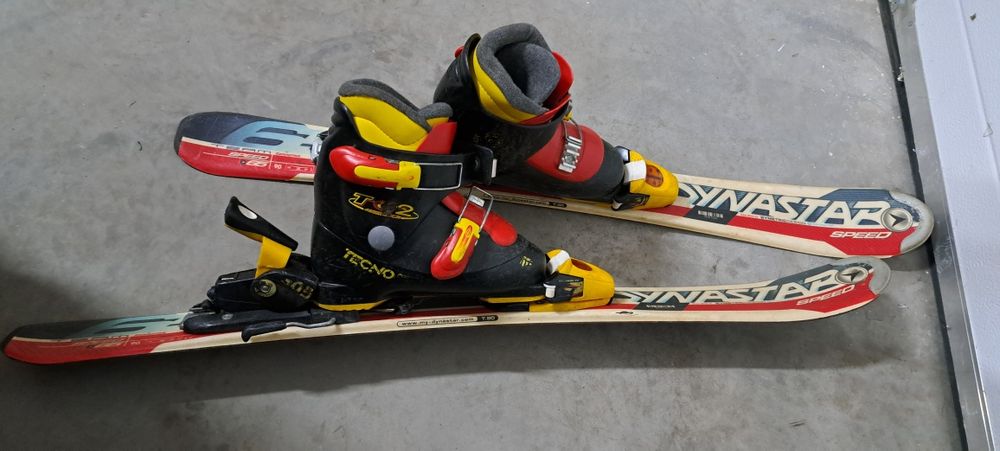 Schiuri 90 cm copii 4-6 ani cu clăpari 248 mm