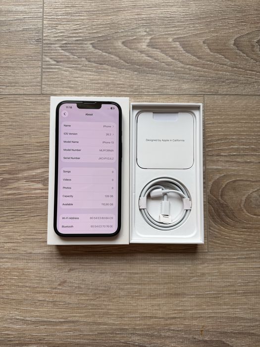 Iphone 13, 128gb, bat. 96% - negru