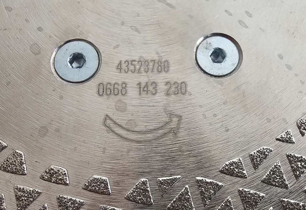 Диск алмазный 230мм Wurth