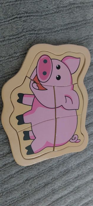 Set puzzle, lemn