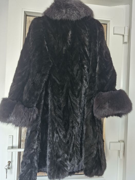 Palton din blana  naturala L-XL