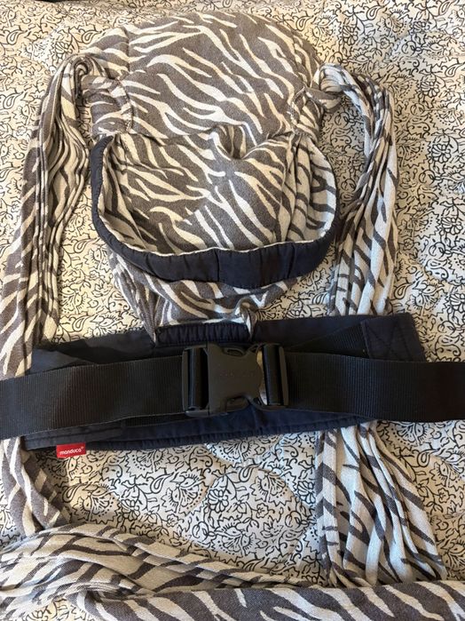 Хибридна раница/слинг за бебеносене Twist, zebra print