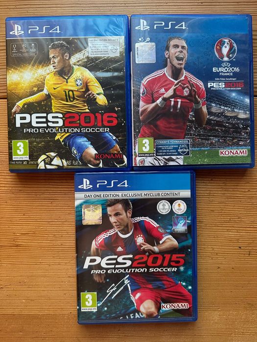 PES Pro Evolution Soccer 2015 + 2016 UEFA Euro 2016 PlayStation 4 PS4 PlayStation 5 PS5