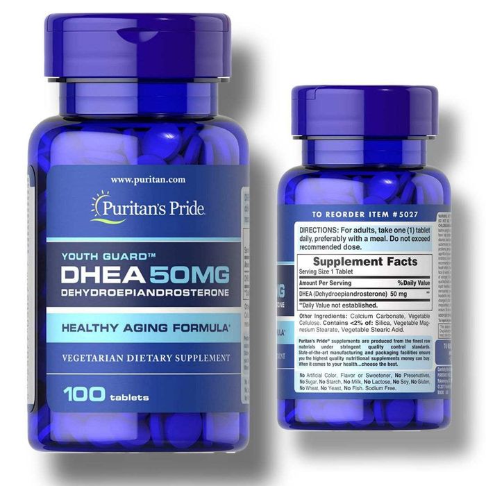 DHEA 50 мг 100 шт. Puritan's Pride (  ДГЭА , ДХЕА )