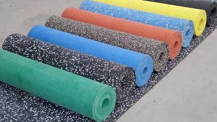 Резиновое рулонное покрытие для спортзала