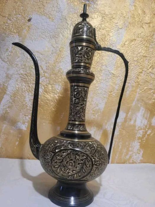 Винтидж чайник, ретро месингов