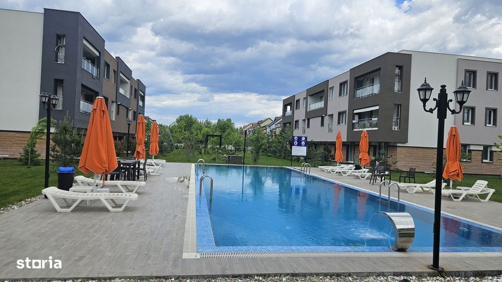 Apartament 2 camere, Complex Rezidential cu Piscina, loc parcare