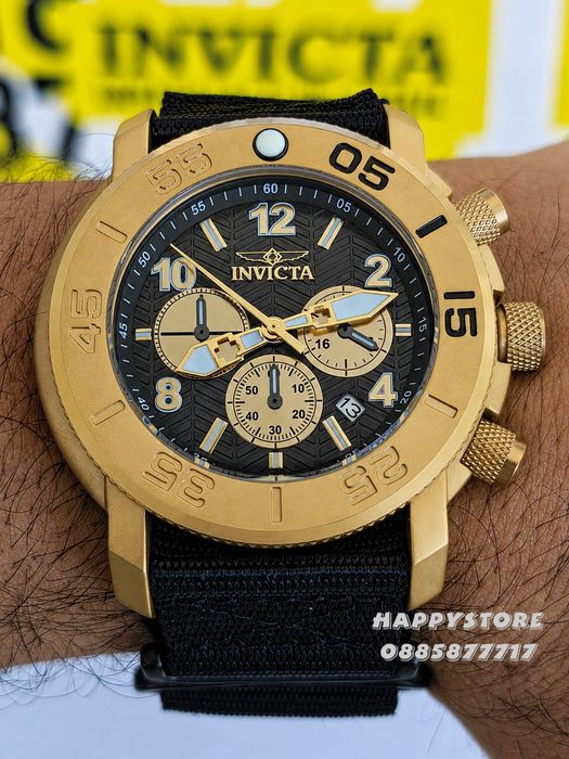INVICTA Orpheus gold 50 mm, Инвикта нов мъжки часовник