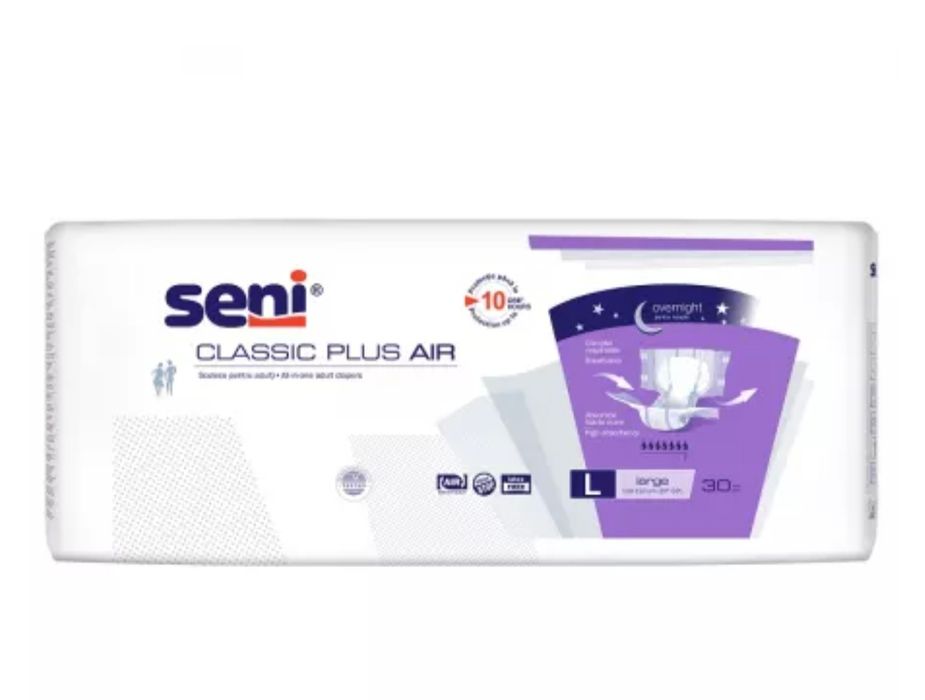 Vând Scutece adulti Classic Plus Air, Large, 30 bucati, Seni