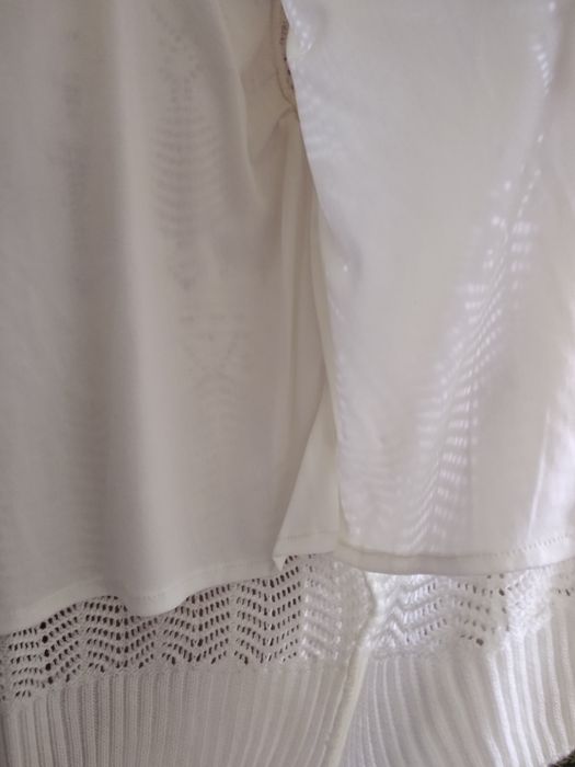 Кофта 42-44. Джемпер школьный белый