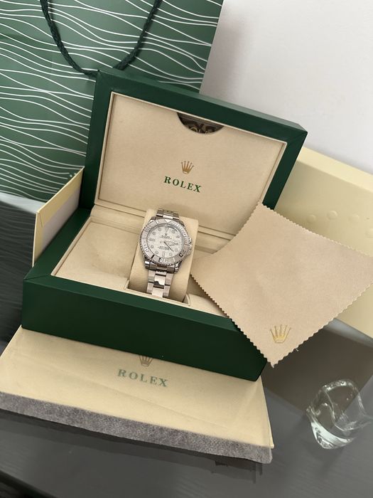 Rolex Yacht-Master Silver Ice Dial 40mm | Full Set | Card + Garanție + Accesorii