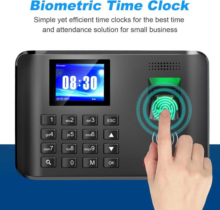 JIAN BOLAND A5 Часовник за служители, Пръстови отпечатъци, RFID и PIN