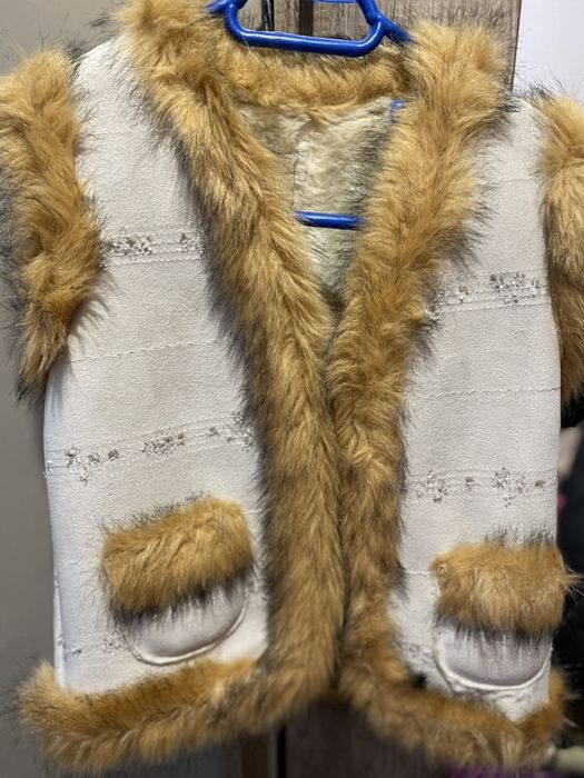 Cojoc din piele naturala si blanita