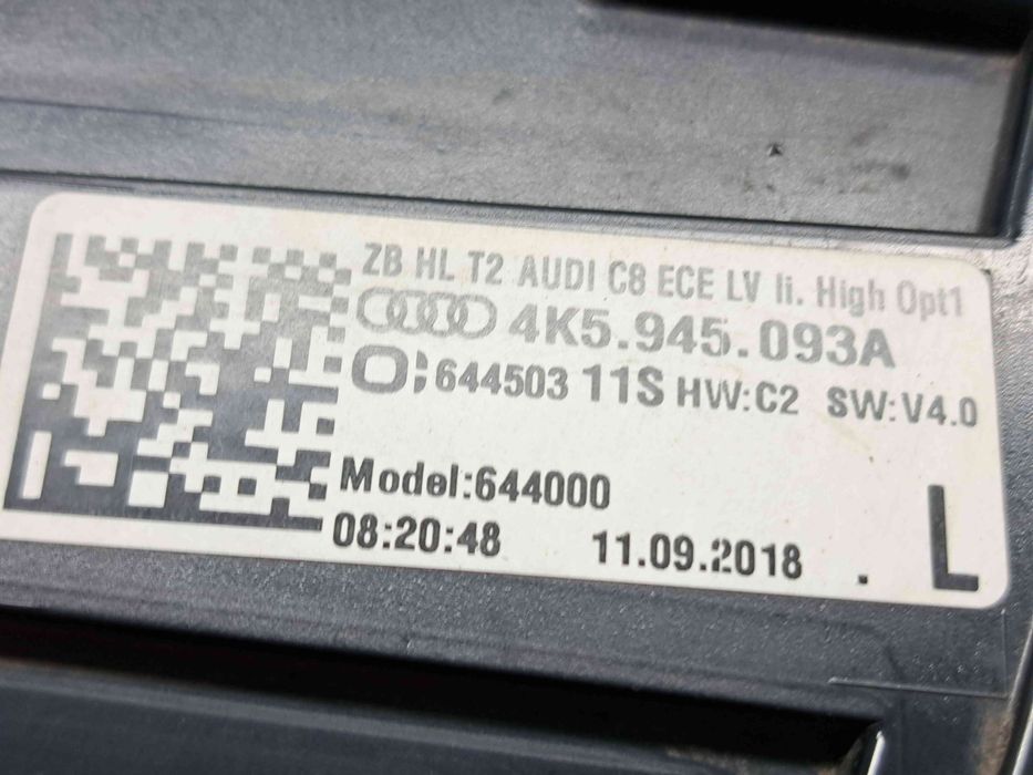 Stop haion stanga Audi A6 (4A2, C8) S-line [Fabr 2018-2025] 4K5945093