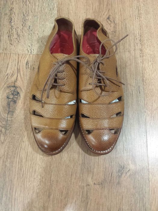 Deosebiti pantofi oxford handmade GRENSON calitate premium piele naturala integral 37