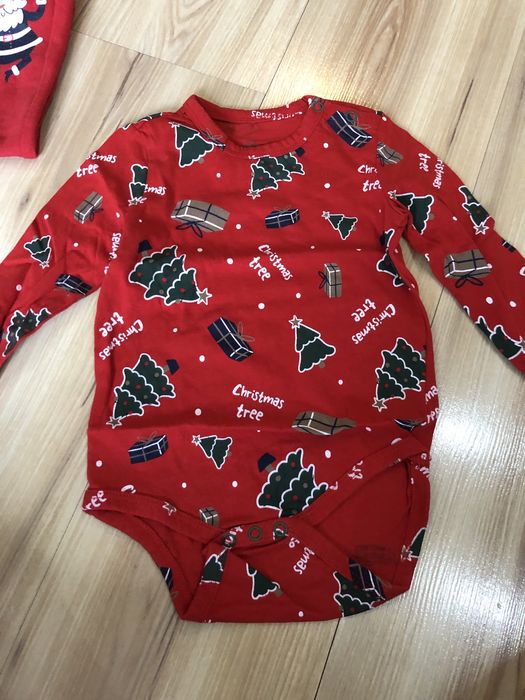Сет коледни дрешки 12-18м