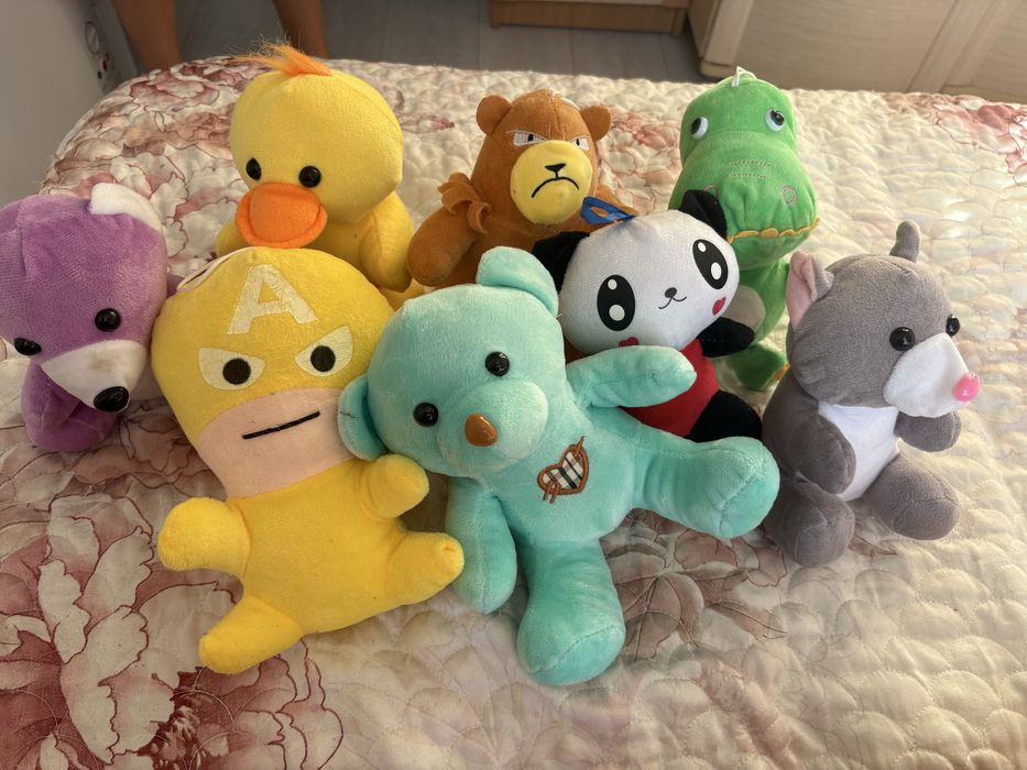мягкие игрушки 8 шт