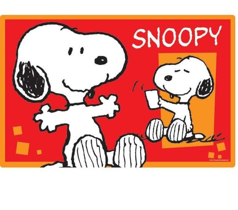 Suport farfurie copii napron Snoopy Peanuts