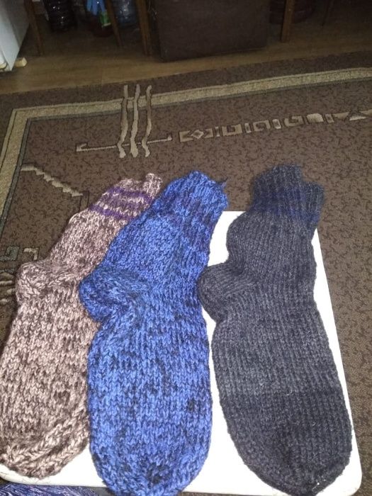 Следики вязанные шерстяные