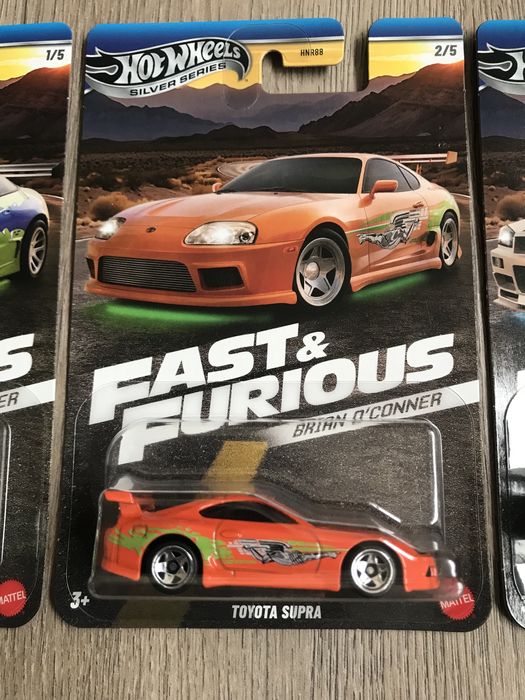 Hot wheels Fast and Furious Toyota supra nissan GTR mitsubishi Eclips