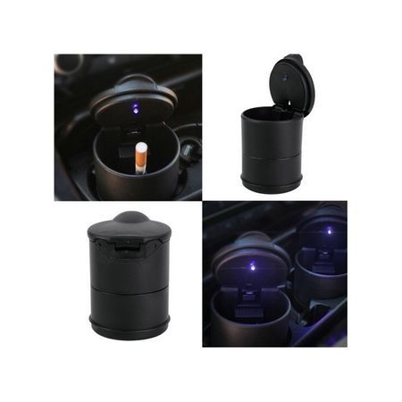 Преносим пепелник с Led осветление подходащ за кола/камион/офис