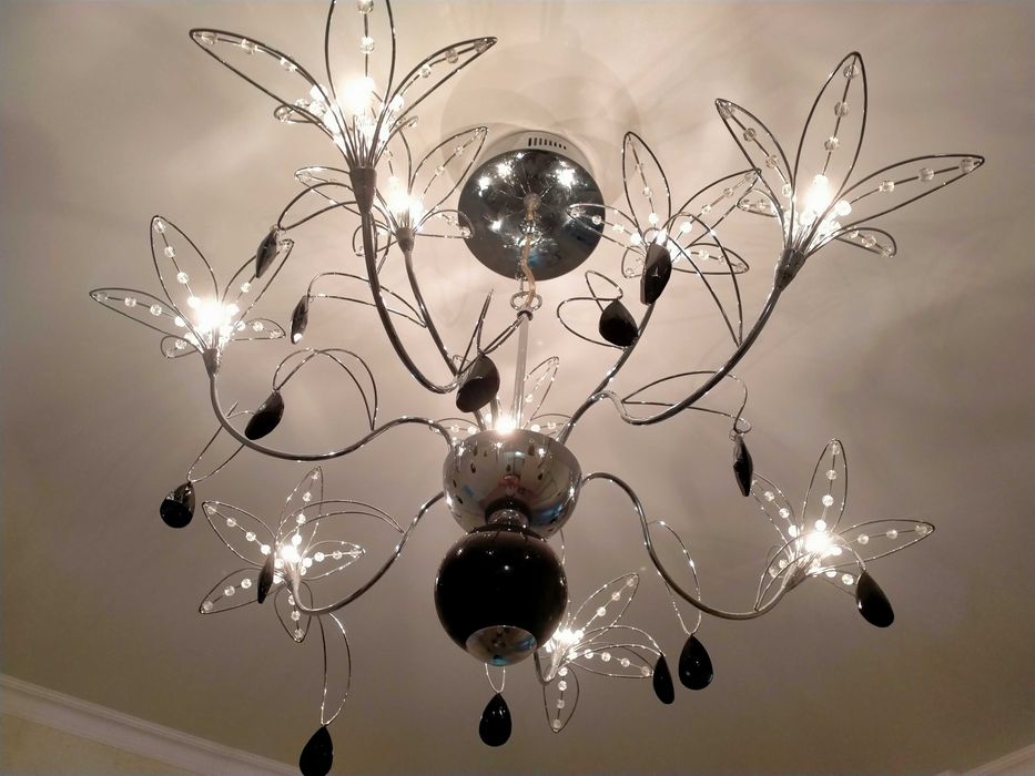 Люстра Чехия 9 рожковая