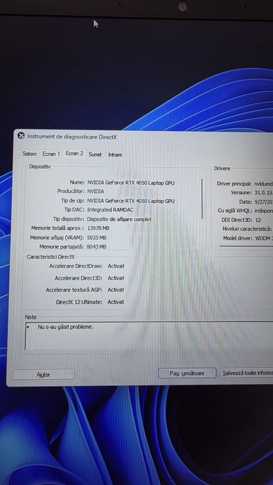 Laptop Gaming i.7 14650HX..Nvidia rtx 4050 6 gb ddr6..16 gb rami ddr5