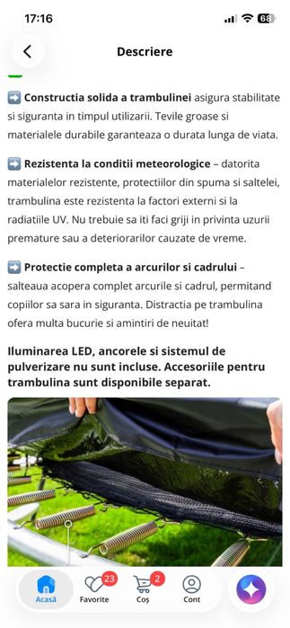 Trambulina Thunder