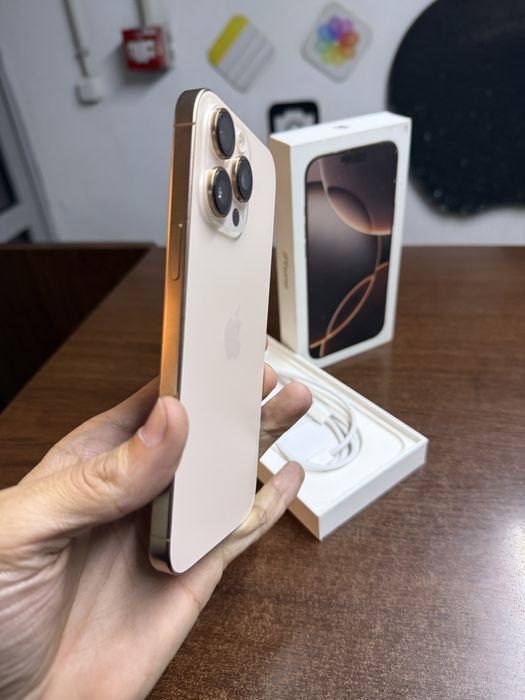 Vand Iphone 16 Pro Max 256Gb Desert Titanium Full box