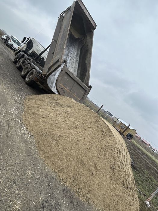 Livram nisip/balast/pietris/piatra drum(gradinari-tantava-buturugeni