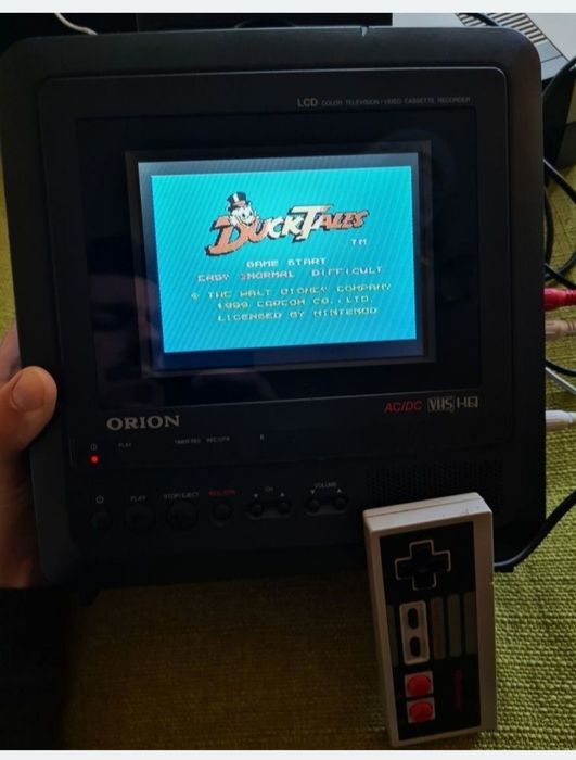 Orion Combi 600 LCD Televizor Portabil Cu Video Vhs Pvm Retro Gaming P