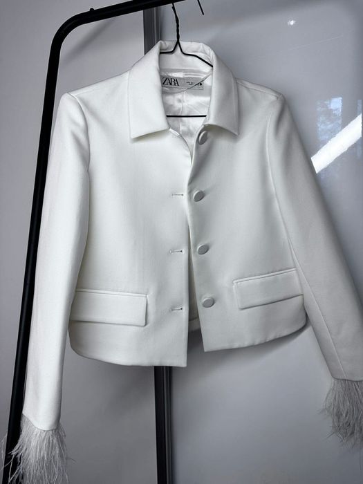 Дамско сако с пера Zara