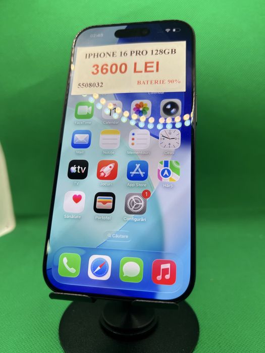 Iphone 16 pro 128gb 90% bat•Amanet Lazar Crangasi•55080