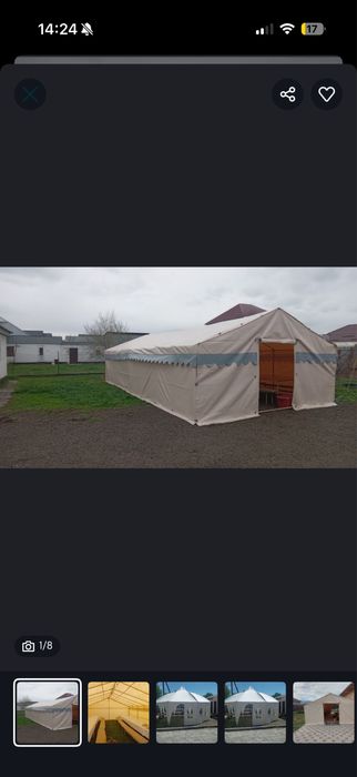 120 адамдық палатка арендаға беріледі